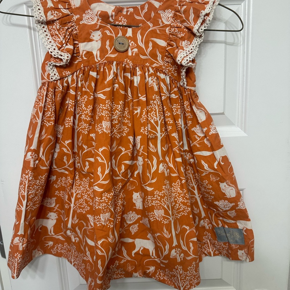 Eleanor Rose Lacey Woodland Fall dress